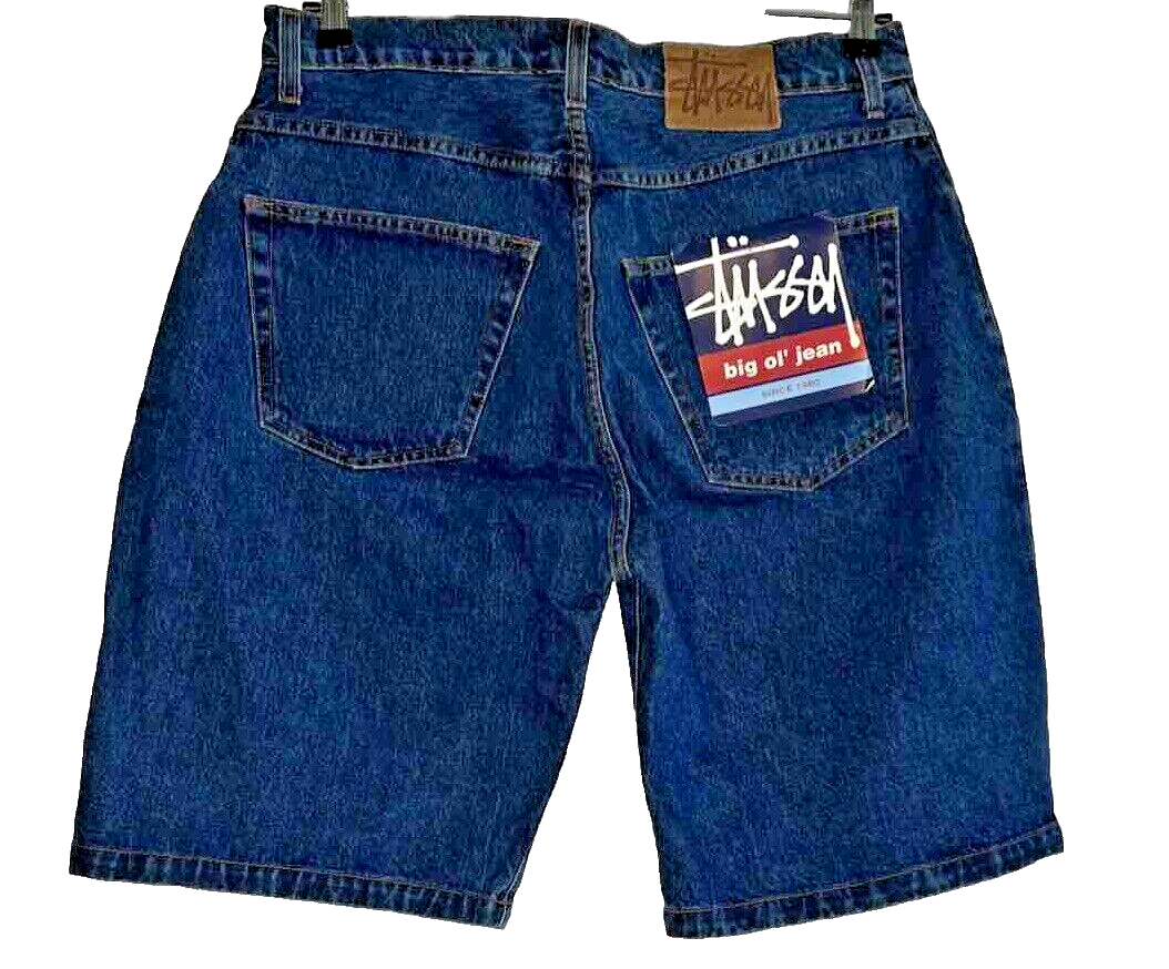 Vintage Stussy Made In USA Denim Jean Shorts 36 Deadstock Vintage Stussy Made In USA Denim Jean Shorts 36 Deadstock