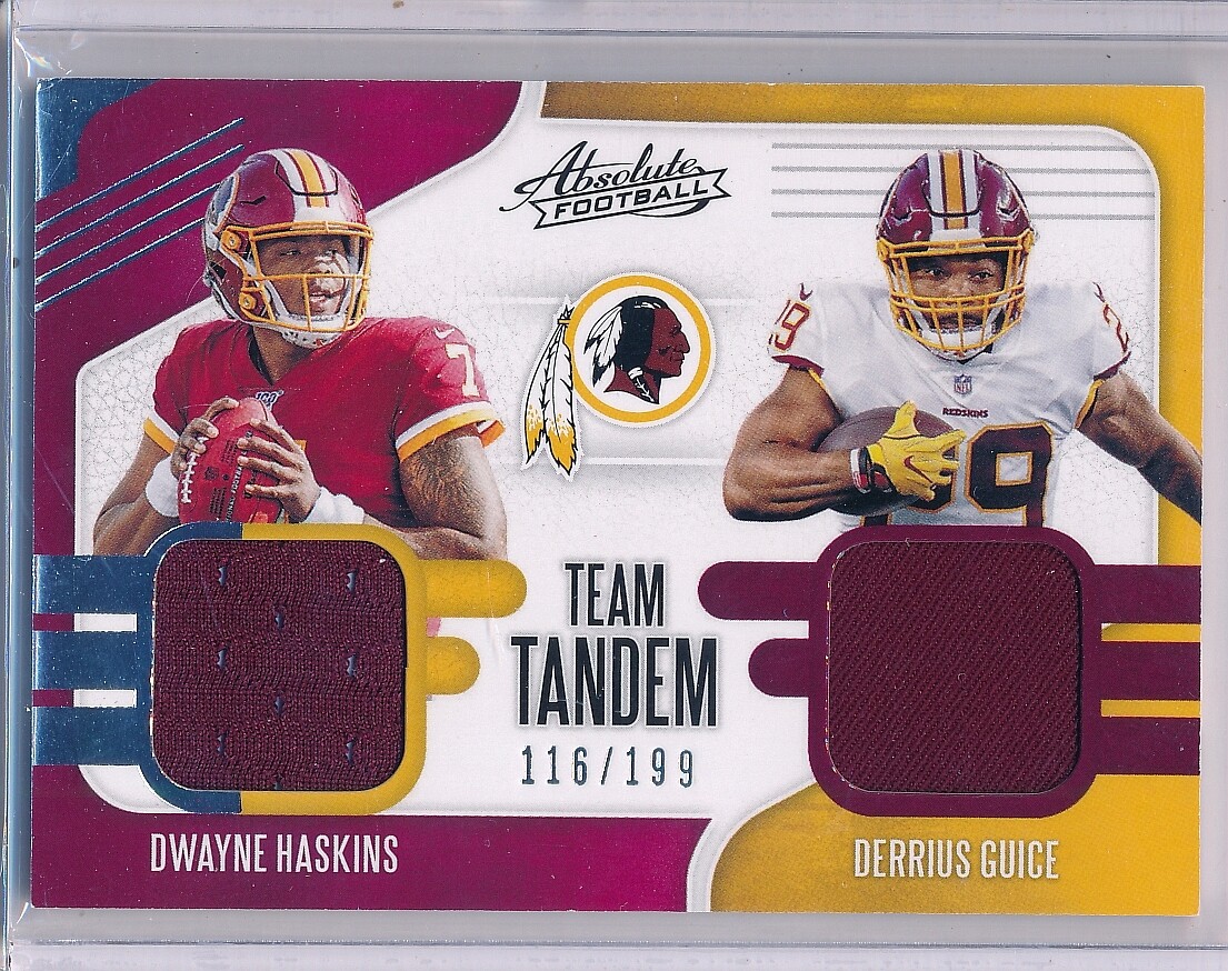 PANINI NFLカード SELECT PRIZM DWAYNE HASKINS WASHINGTON REDSKINS 04/25 #114 送料無料 中古 IT1 Panini 2019 Prizm Football Mega Box, 40 Cards, NFL