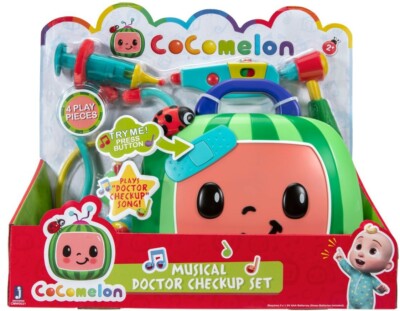 CoComelon Musical Doctor Checkup Play Set - Thermometer and more! Jazwares