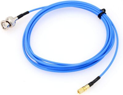 BNC to Microdot 10-32 Cable for Accelerometer Transducer Acoustic Vibration Test