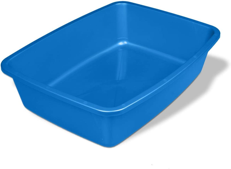 CAT LITTER BOX KITTY PAN Van Ness Pet Kitten Portable Medium Plastic Litter Pan