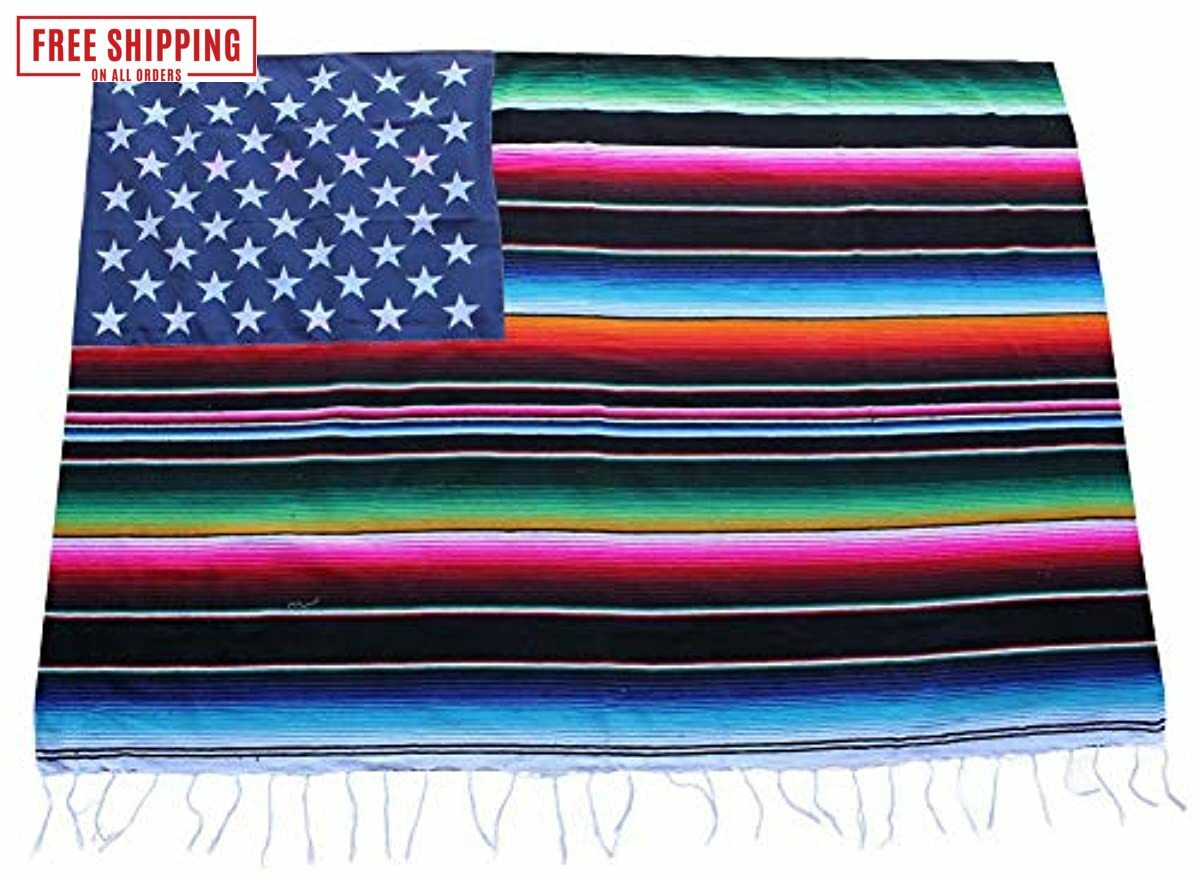 XIUZHEN Blanket Mexican Flag Eagle Throw Blanket Ultra ...