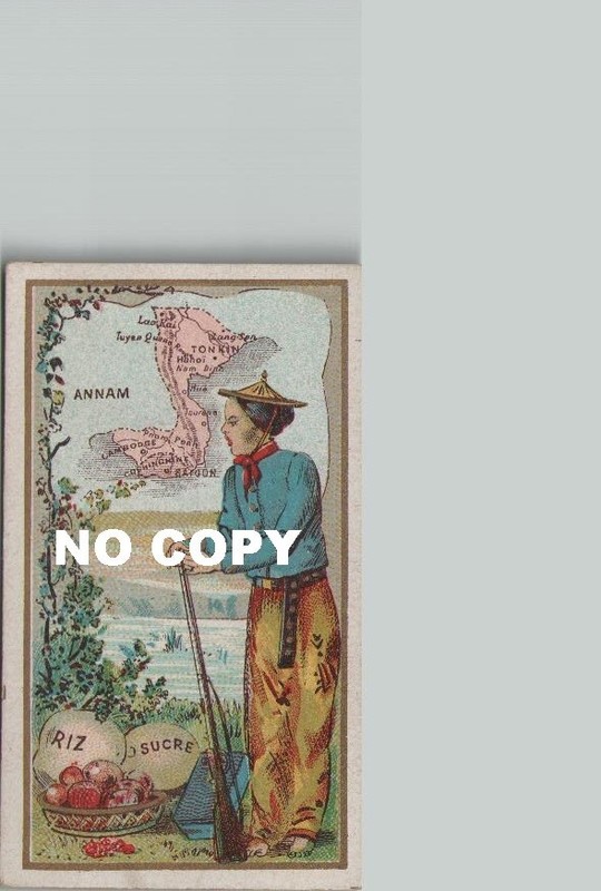 Chromo Picard & Kaan - DÃ©Partements : Cochinchine Annam Tonkin