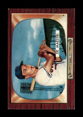 1955 Bowman Set-Break #176 Joe Demaestri VG-VGEX (crease) *GMCARDS*