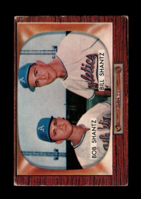 1955 Bowman Set-Break #139 Billy Shantz VG-VGEX (crease) *GMCARDS*
