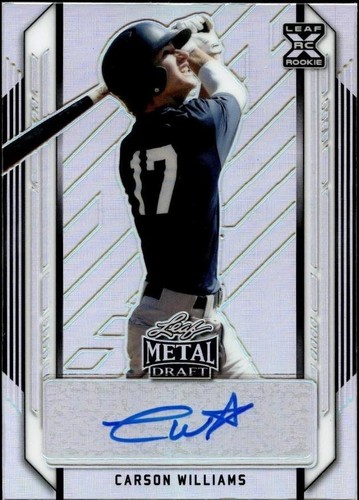 2021 Leaf Metal Draft - Carson Williams #BA-CW1