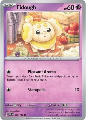 Pokemon Fidough (66/185) Stellar Crown NM | eBay