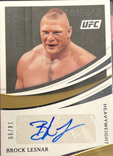 2021 Panini Immaculate Collection UFC - Brock Lesnar #HS-40