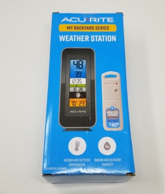 AcuRite Digital Weather Station Thermometer Wireless LCD Display Backyard Series