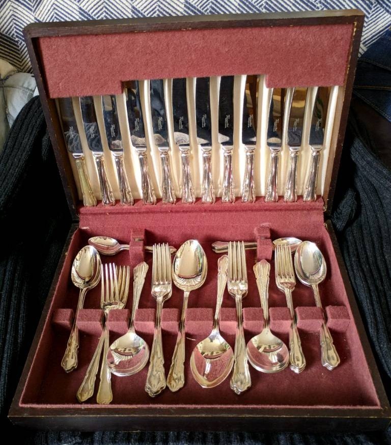 Cutlery Set EPNS Silver Plated 44 Piece Canteen Set in Dunbar, East