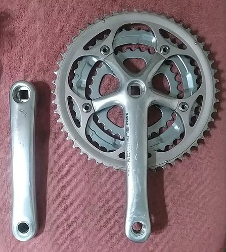 SR Suntour Superbe Comp Triple 52-42-30T Crankset, 170mm | eBay