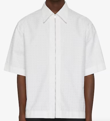 White zip up shirt sale