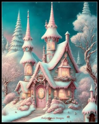 Dream Castle 3 - DIY Chart Counted Cross Stitch Patterns Needlework DMC Color