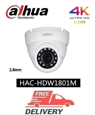 HD-CVI HAC-HDW1801M 2.8mm Dome Camera 4K HDCVI IR Eyeball Camera
