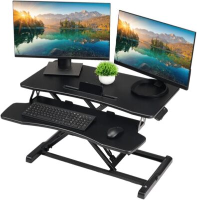 TechOrbits Black Standing 37'' Desktop Converter