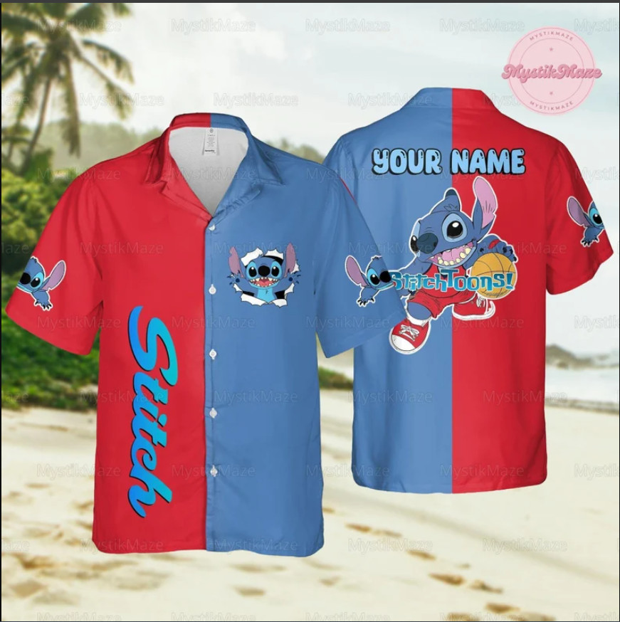 Personalized Stitch 3D HAWAII SHIRT Halloween Gift Best Price Christmas Gift