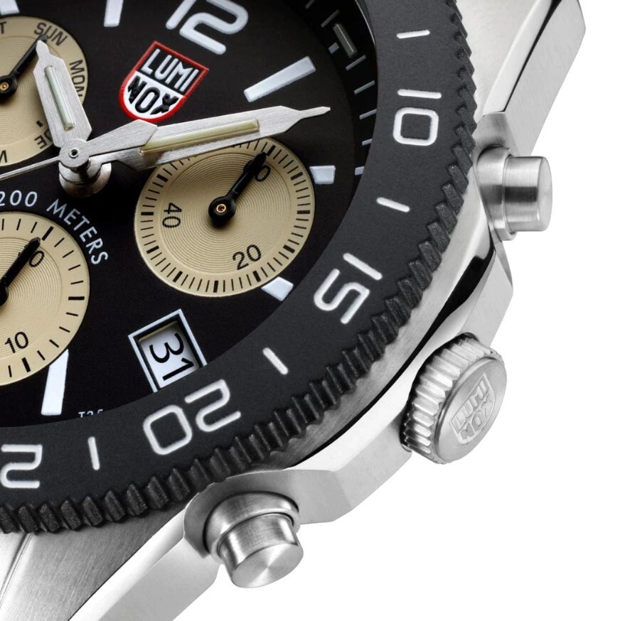 Pre-owned Luminox Pacific Diver Chronograph Black Dial Men's Watch – Xs.3150