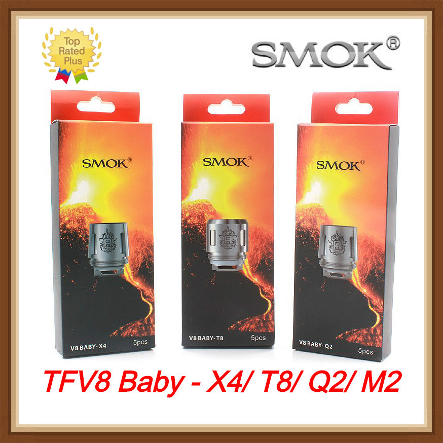 5/10pcs Smok TFV8 Baby Coil Head Cloud Beast Replacement For V8 Baby T8 X4 Q2