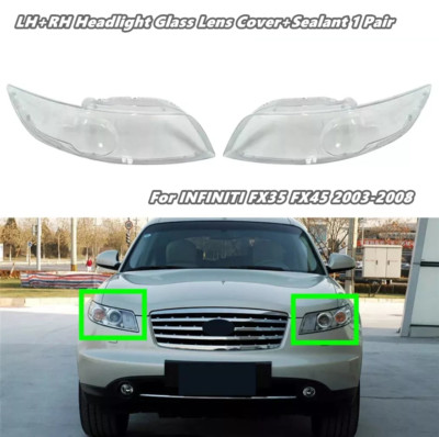 INFINITI FX35 FX45 2003-2008 LH&RH фара. стекло- Lens Корпус Lens Крышка