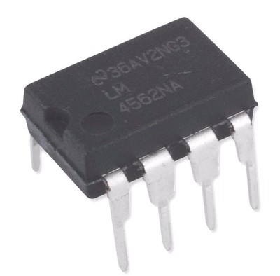 2PCS National Semiconductor LM4562NA/NOPB LM4562 4562 Dual OpAmp DIP-8 - New IC