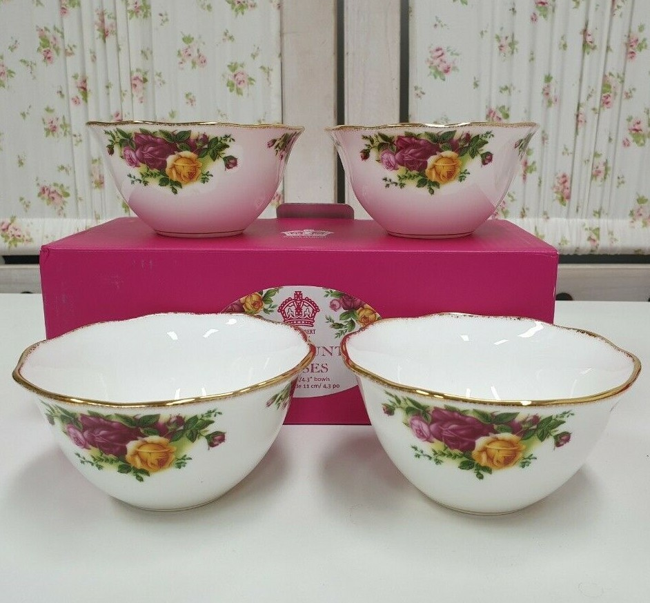   Old Country Roses ボウル 4個 Amazon.co.jp: Royal Albert Old Country Roses Bowl (Set of 4