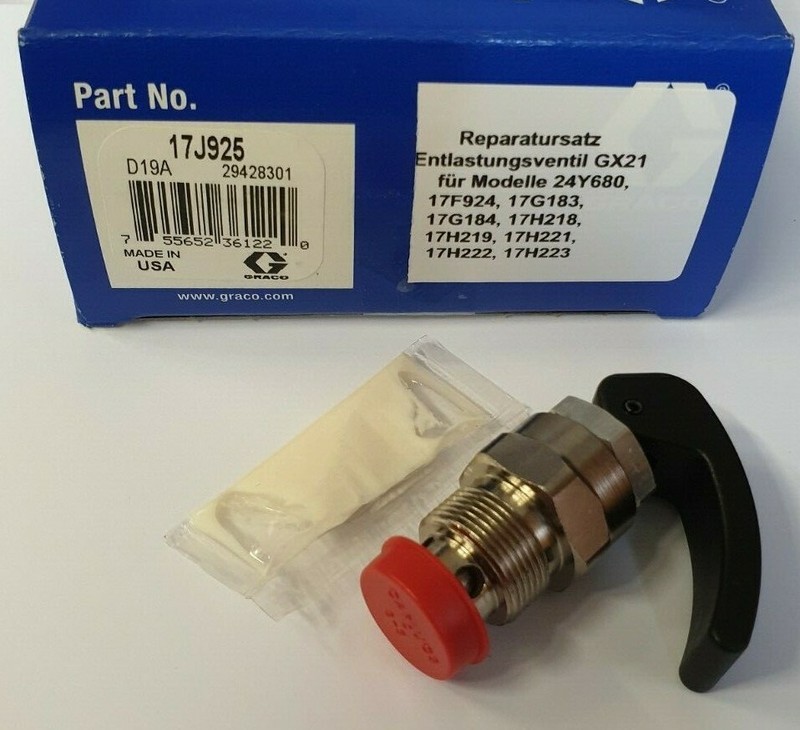 Graco Airless 17j925 Reparatursatz Entlastungsventil FÃ¼R SpritzgerÃ¤T Gx 21 Gx Ff