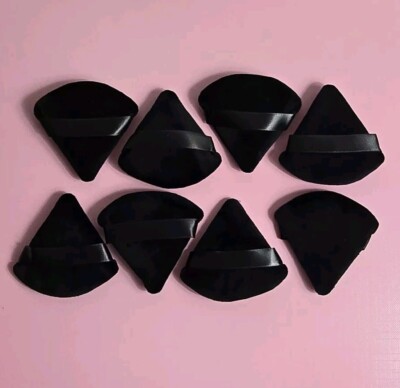 8 pk Powder Puff Loose Powder Liquid Cosmetic Soft Triangle Face Makeup Sponge