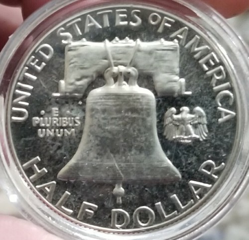 1956 (type 2) Franklin Half Dollar Proof Cameo