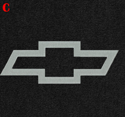 NEW! BLACK FLOOR MATS 1988-2000 Chevy Pickup Truck K1500 2500 3500 Pick Logo