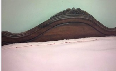 VINTAGE DAVIS FULL SIZE BEDROOM FURNITURE-HEAD/FOOTBOARD VANITY/CHAIR DRESSER