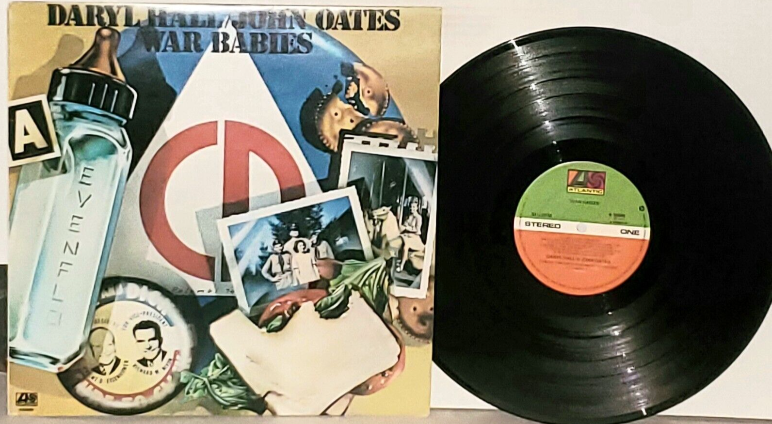 DARYL HALL and JOHN OATES War Babies UK LP VG+ Plays Well