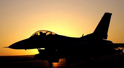 Aircraft general dynamics f16 fighting falcon Custom Gaming Mat Desk 1539