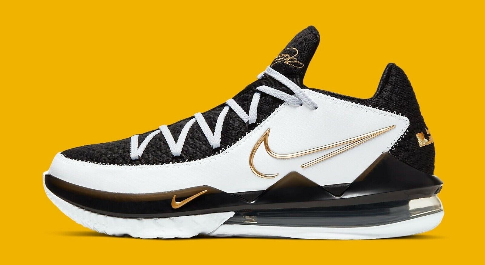 [新品] NIKE (ナイキ) LEBRON 17 LOW CD5007 101 LeBron 17 Low 'Metallic Gold' - Nike - CD5007 101 - white