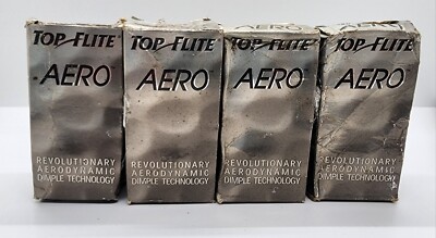 Top-Flight Aero Revolutionary Design Dimple Technology 4 Packs Of 2 -8 Balls New