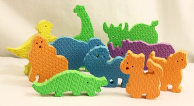 Bath Toys Durable Foam Animals Bright Colors Fun and Safe For Ages 18 months up 
