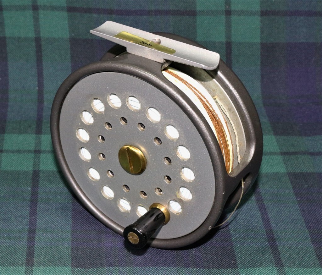 SHARPES of ABERDEEN "The Gordon" 4" Salmon Fly Reel with Hardy Line