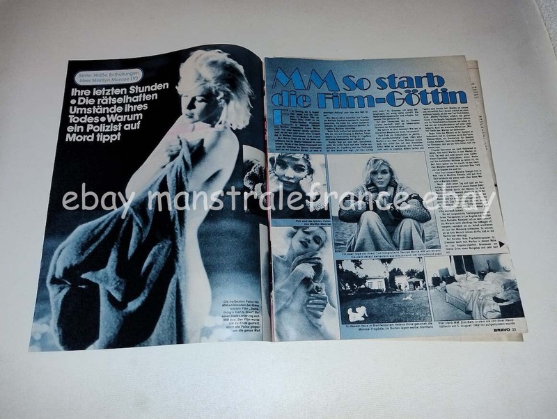 Marilyn Monroe Cooper Siouxsie Tramp Steve Hillage Clippings Germany 1970s