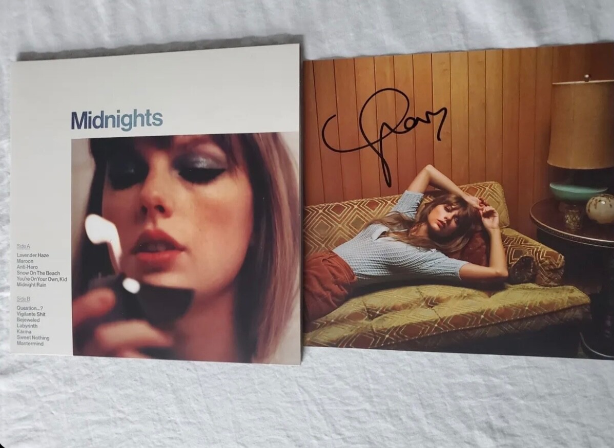 Taylor Swift Midnights Vinyl レコード サイン入り Taylor Swift Midnights Vinyl レコード サイン入り Taylor