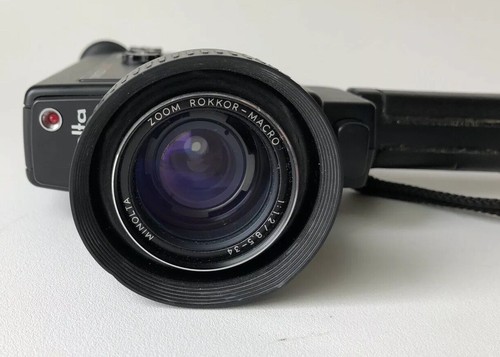 MINT MINOLTA XL 401 Super 8 Movie Camera w/ Zoom Rokkor 8.5-34mm f/1,2 Lens