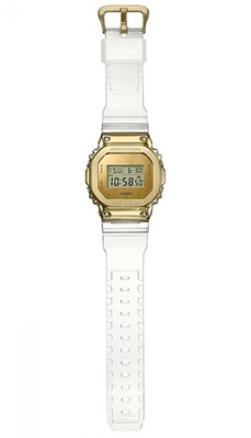 Pre-owned Casio G-shock Metal Covered Gold Ingot Skeleton Gm