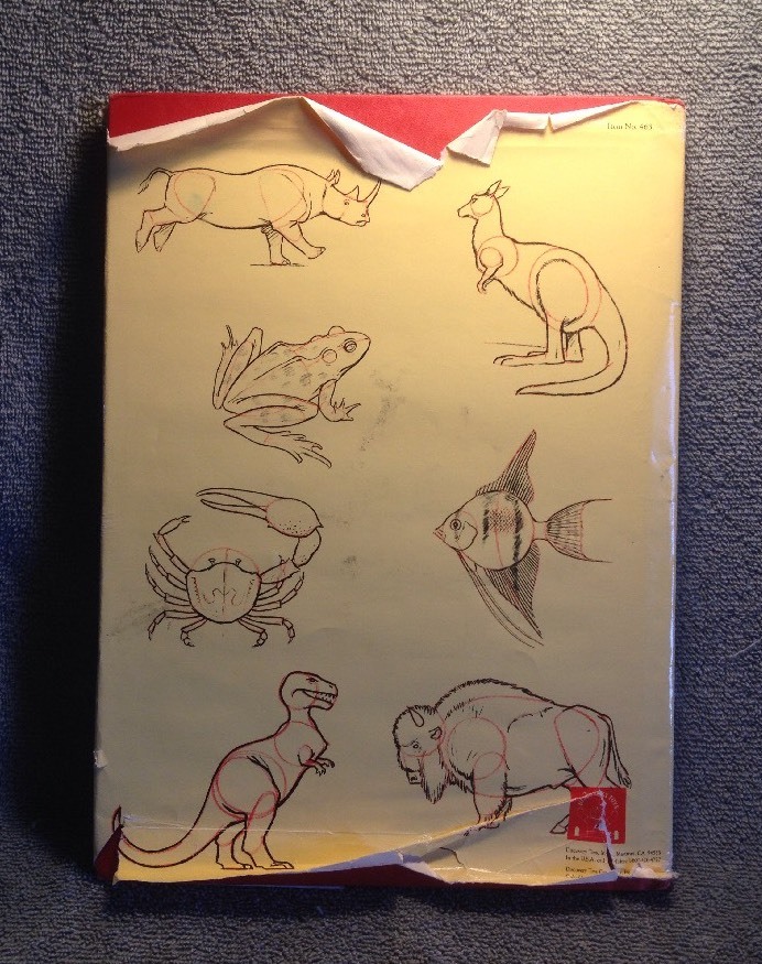 VINTAGE 1974 ANIMAL ART By LEE J. AMES HARD COVER