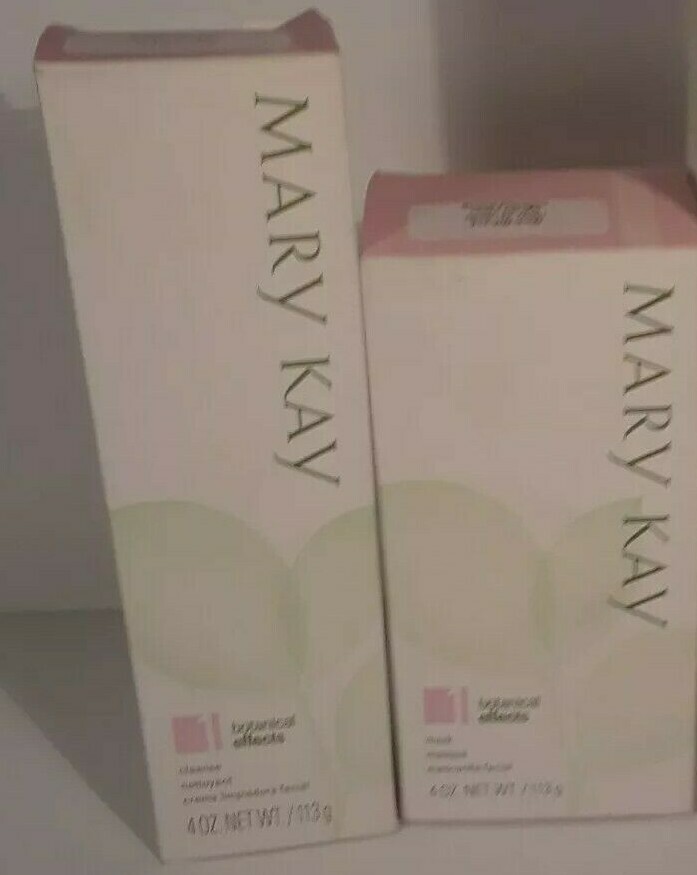 Mary Kay BOTANICAL EFFECTS Formula 1 Cleanse Mask Set 2 PC NEW