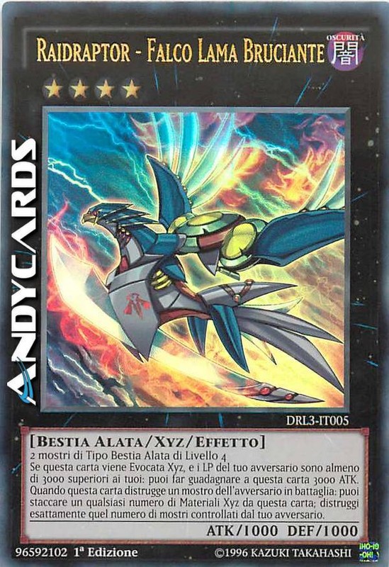 Raidraptor - Falco Lama Bruciante (Blade Burner Falcon) Ultra R Drl3 It005 â¢ 1ed