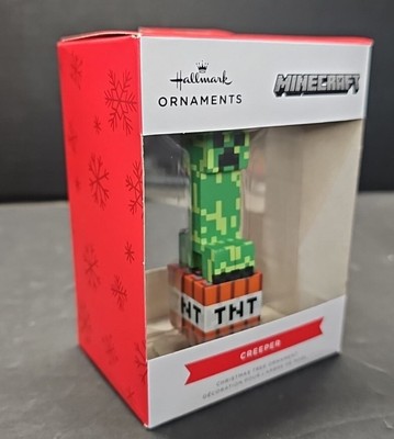 Hallmark Ornament Tree Minecraft Green Creeper On TNT Video Game