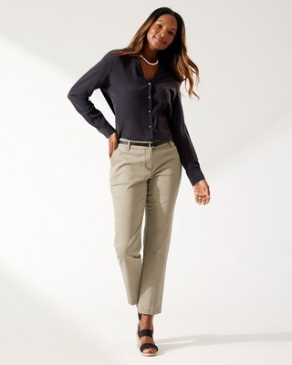 

Женские узкие брюки-бойфренды Tommy Bahama Boracay, Deep Morel, TW119910