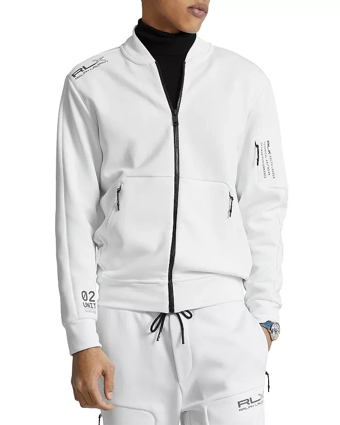 現行 POLO RALPH LAUREN【QRタグ付】ホワイト トレーナー　S 現行 POLO RALPH LAUREN【QRコードタグ付】ホワイト トレーナー