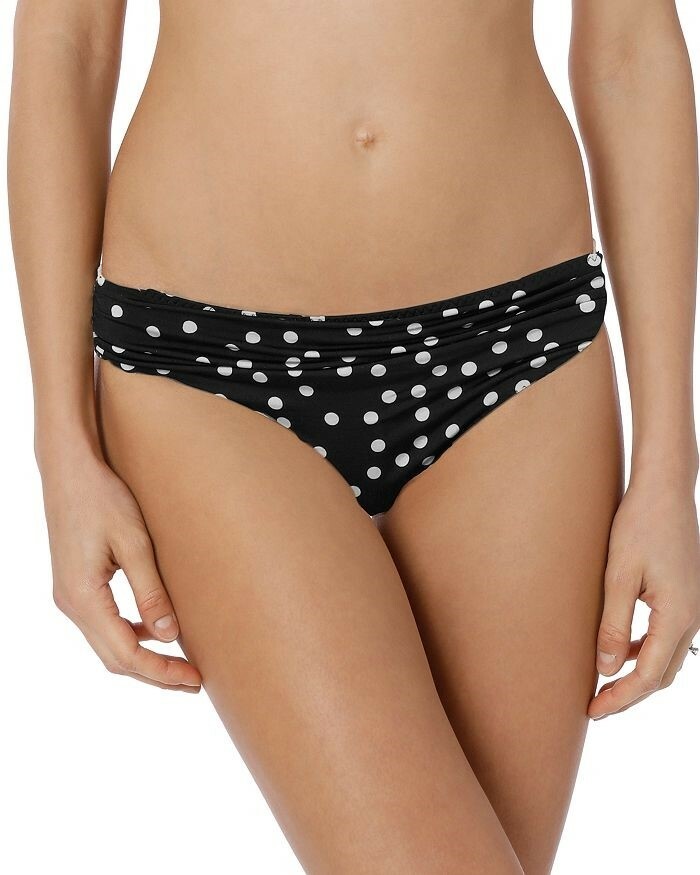 Stella Mccartney 259945 Women Polka Dot Print Classic Bikini Bottom Size L