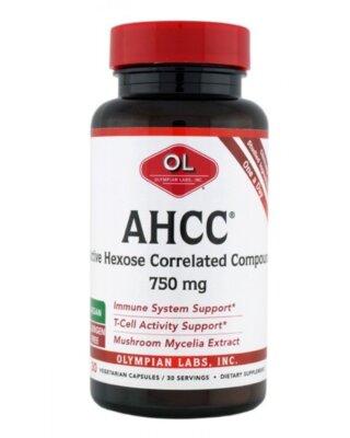 Olympian Labs AHCC 750 мг 30 капсул