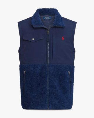 Polo zip top up vest
