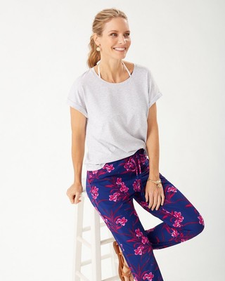 

Женские джоггеры Tommy Bahama Oasis Blossoms, синий сапфир, S, Blue sapphire